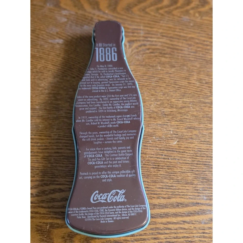 1996 Coca Cola Collectible Pen with Tin Case